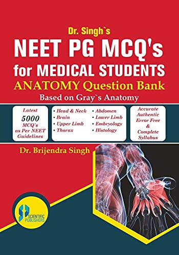 Imagen de archivo de NEET PG MCQs for Medical Students: Anatomy Question Bank Based on Grays Anatomy (PB) a la venta por HPB Inc.