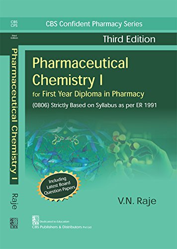 Stock image for CBS CONFIDENT PHARMACY SERIES PHARMACEUTICAL CHEMISTRY I, 3/E FOR FIRST YEAR DIPLOMA IN PHARMACY for sale by Books Puddle