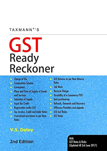 Stock image for GST Readdy Reckoner for sale by dsmbooks