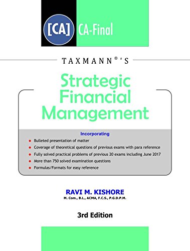 Stock image for Strategic Financial Management by Ravi M. Kishore, 3rd Edition 2017 for sale by Books in my Basket