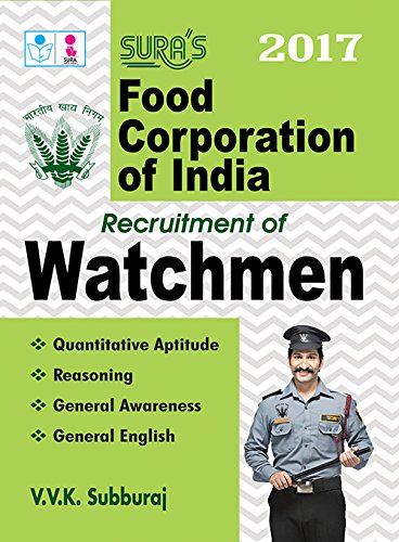Stock image for Food Corporation of India ( FCI ) Watchmen Exam Books 2017 for sale by Mispah books