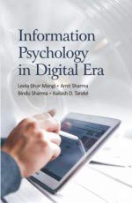 Stock image for Information Psychology in Digital Era for sale by Vedams eBooks (P) Ltd