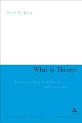 Beispielbild fr What Is Theory: Cultural Theory as Discourse and Dialogue zum Verkauf von Books in my Basket