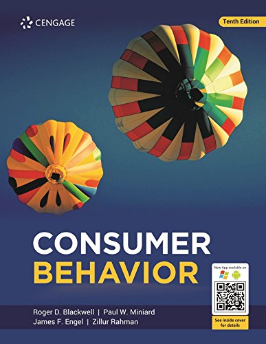 9789386650870: Consumer Behavior 10 Edtion [Paperback] [Jan 01, 2017] Roger D. Blackwell & Paul W. Miniard