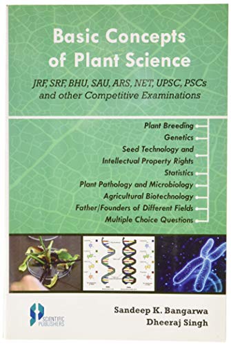 Stock image for Basic Concepts of Plant Science JRF SRF BHU SAU ARS NET UPSC PSCs and Other Competitive Examinations (PB) for sale by Books Puddle