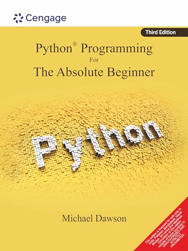 Image d'archives pour Python Programming For The Absolute Beginner, 3Rd Edition mis en vente par Books in my Basket