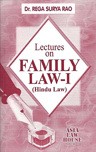 Stock image for Lectures on Family Law I (Hindu Law) for sale by dsmbooks