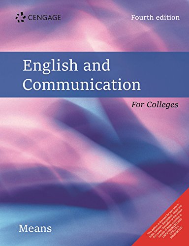 9789386858245: English And Communication For Colleges