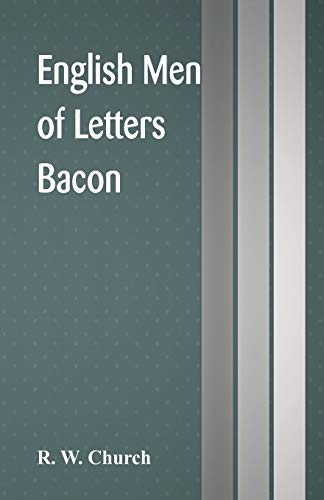 Beispielbild fr English Men Of Letters: Bacon zum Verkauf von Lucky's Textbooks