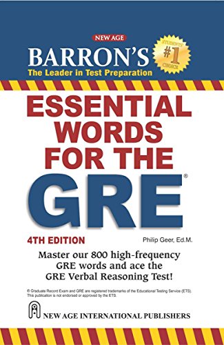 Beispielbild fr Barrons Essential Words for the GRE, 4 Ed. zum Verkauf von Books in my Basket