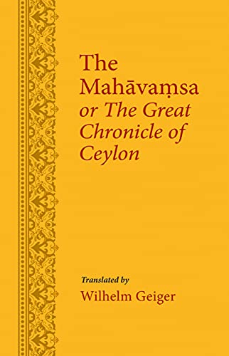 Stock image for The Mahavamsa or the Great Chronicle of Ceylon for sale by Books in my Basket