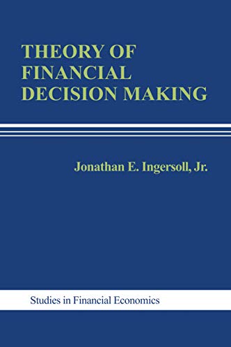 Imagen de archivo de Theory of Financial Decision Making a la venta por Books Puddle