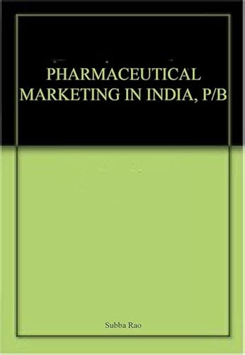 Imagen de archivo de Pharmaceutical Marketing in India a la venta por Books Puddle