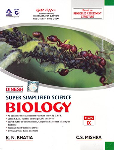 Stock image for Dinesh Super Simplified Science Biology with Complete Solution - Class 9 (2018-19 Session) for sale by dsmbooks