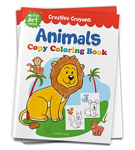 Stock image for Creative Crayons Animals : My First Art Series - Crayon Copy Colour Books for sale by Books Puddle
