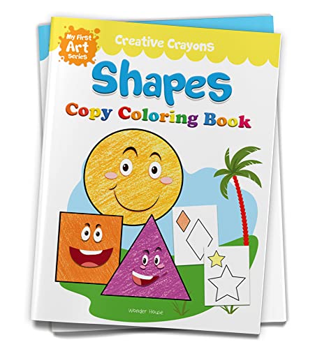 Stock image for Creative Crayons Shapes : My First Art Series - Crayon Copy Colour Books for sale by Books Puddle