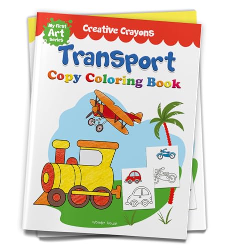 Stock image for Creative Crayons Transport : My First Art Series - Crayon Copy Colour Books for sale by dsmbooks