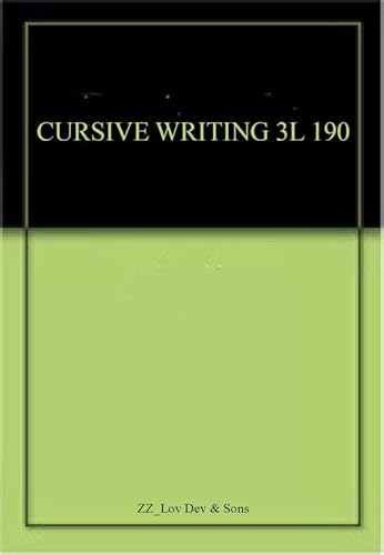 Stock image for CURSIVE WRITING 3L 190 for sale by Books Puddle