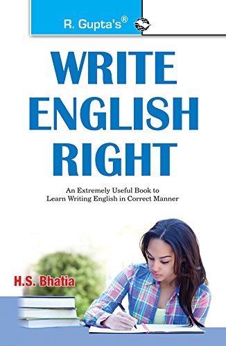 9789387918344: Write English Right [Paperback] H S Bhatia