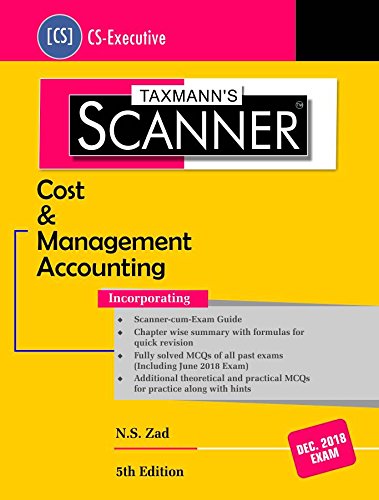 Stock image for Scanner Cost & Management Accounting (CSExecutive) for sale by Books Puddle
