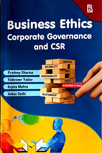 Imagen de archivo de Business Ethics Corporate Governance and CSR a la venta por Kanic Books
