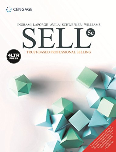 Imagen de archivo de Sell : Trust-Based Professional Selling, 5Th Edition a la venta por ThriftBooks-Atlanta