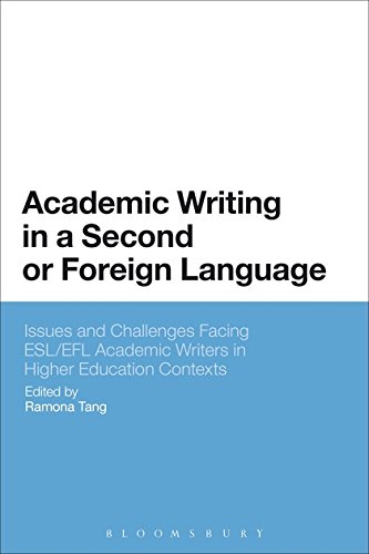 9789388002240: Academic Writing in a Second or Foreign Language: Issues and Challenges Facing ESL/EFL Academic Writers in Higher Education Contexts [Paperback] Ramona Tang