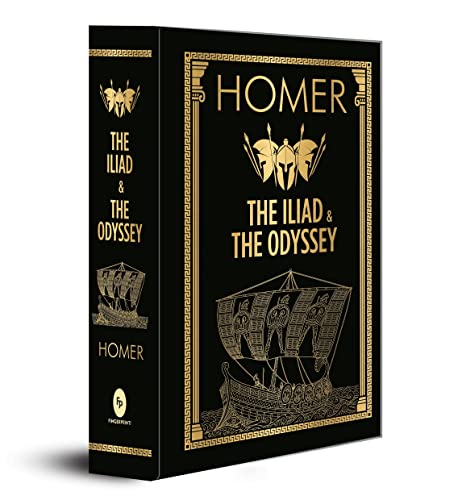 9789388144292: HOMER: The Iliad & the Odyssey (Deluxe Hardbound Edition): Masterpieces of Ancient Greek Culture Homer's Classics Greek Epic Poems Trojan War ... Explore Themes of Courage, Honor, and Destiny