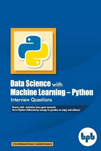 9789388176637: Data Science with Machine Learning- Python Interview Questions