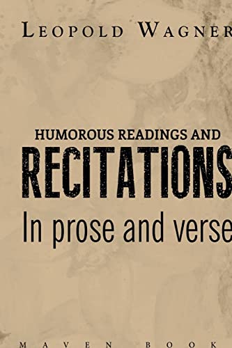 9789388191685: HUMOROUS READINGS AND RECITATIONS: In prose and verse