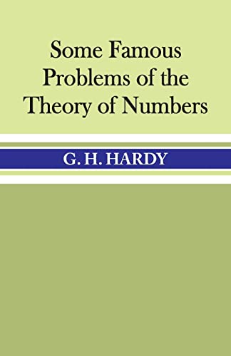 Stock image for Some Famous Problems of the Theory of Numbers for sale by Book Deals