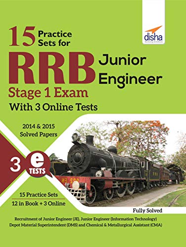 Stock image for 15 Practice Sets for RRB Junior Engineer Stage 1 Exam with 5 Online Tests for sale by Books Puddle