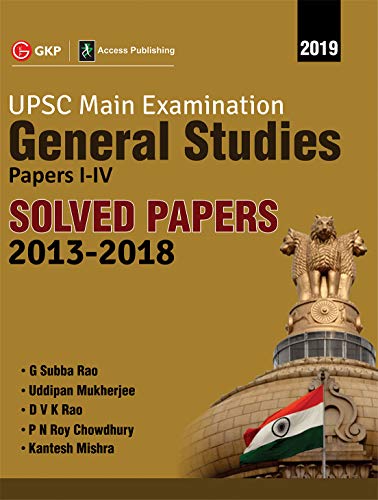 Imagen de archivo de UPSC Mains 2019: General Studies Paper I-IV Solved Papers 2013-2018 a la venta por Books Puddle