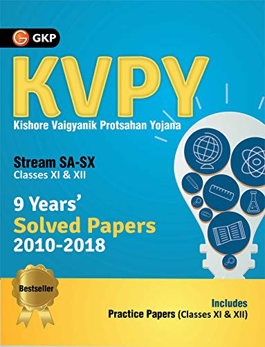 Stock image for KVPY Stream SA & SX - 9 Years Solved Papers 2010-2018 for sale by Books Puddle