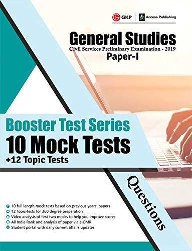 Stock image for Booster Test Series 10 Mock Tests + 12 Topic Tests -2019 for sale by Books Puddle