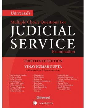 Stock image for Universal*s Multiple Choice Questions for Judicial Service Examination for sale by dsmbooks