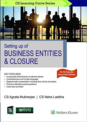 Stock image for Setting Up of Business Entities & Closure for sale by dsmbooks