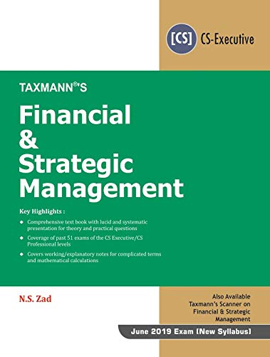 Stock image for Financial & Strategic Management, 2019 Edition for sale by Books in my Basket