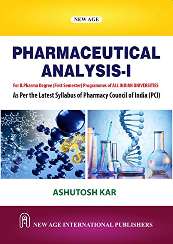Beispielbild fr Pharmaceutical Analysis-I (As Per Latest Syllabus Of Pharmacy Council Of India (Pci) zum Verkauf von Books Puddle