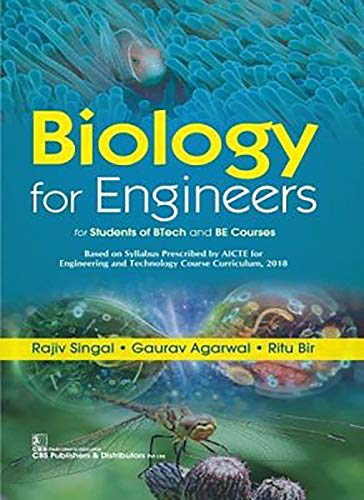 9789388902786: Biology For Engineers: For Students of BTech and BE Courses