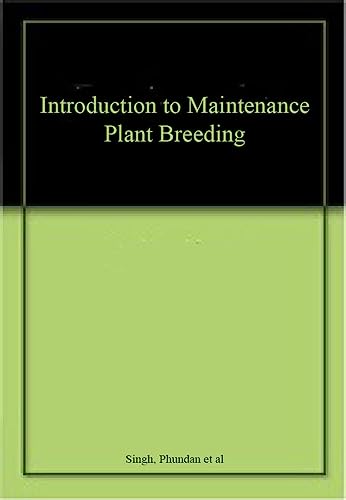 Beispielbild fr Introduction to Maintenance Plant Breeding zum Verkauf von Books Puddle