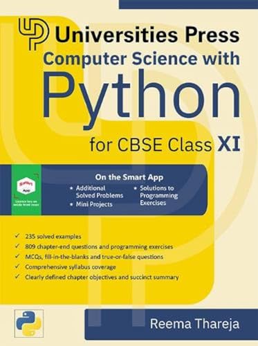 9789389211900: Computer Science with Python for CBSE Class XI