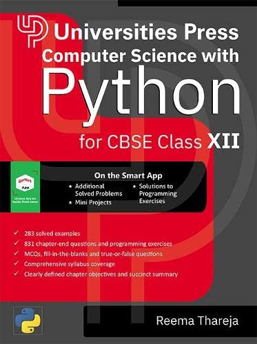 Beispielbild fr Computer Science With Python for Cbse Class XII zum Verkauf von GreatBookPrices