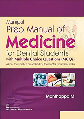Beispielbild fr Manipal Prep Manual of Medicine for Dental Students zum Verkauf von Books From California