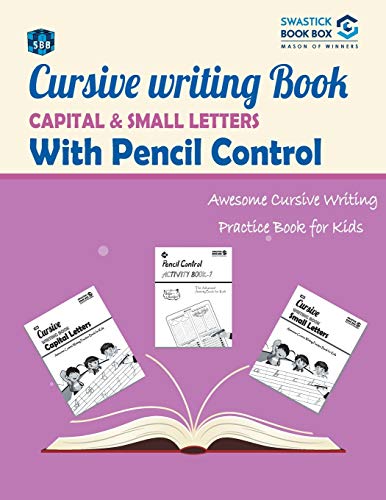 Stock image for SBB Cursive Writing Book Capital and Small Letters with Pencil control for sale by GF Books, Inc.