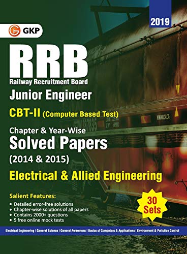 Stock image for RRB 2019 - Junior Engineer CBT II 30 Sets : Chapter-Wise & Year-Wise solved Papers (2014 & 2015) - E for sale by Majestic Books