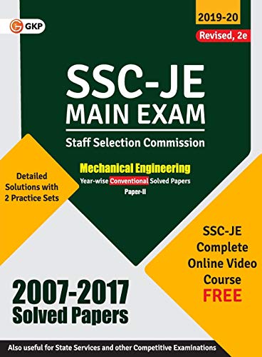 9789389310948: Ssc 2020: Junior Engineer - Mechanical Engineering Paper II - Conventional Solved Papers (2007-2017)