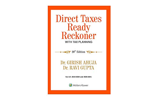 Stock image for Direct Taxes Ready Reckoner With Tax Planning 20Ed for sale by Books Puddle