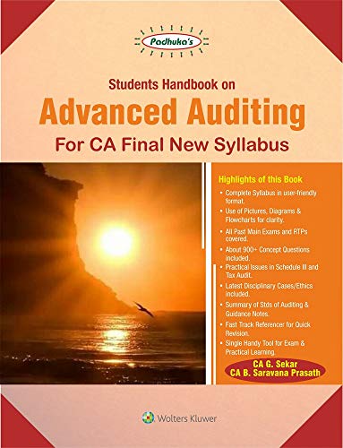 Imagen de archivo de Padhuka'S Students' Handbook On Advanced Auditing (Ca Final) 13E (New Syl) a la venta por Books Puddle