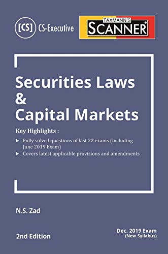 Stock image for SCANNER - SECURITIES LAWS & CAPITAL MARKETS, 2/E for sale by Books Puddle